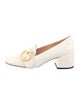 Gucci Interlocking G Logo Leather Pumps