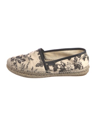 Gucci Canvas Floral Print Espadrilles