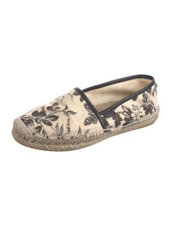 Gucci Canvas Floral Print Espadrilles