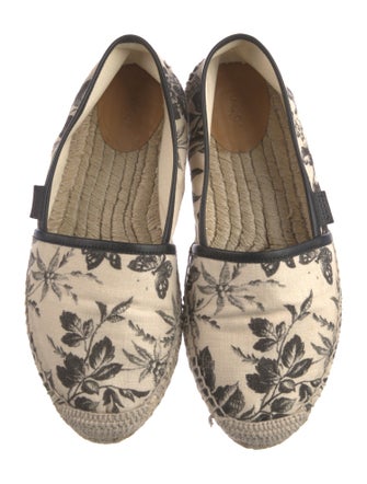 Gucci Canvas Floral Print Espadrilles