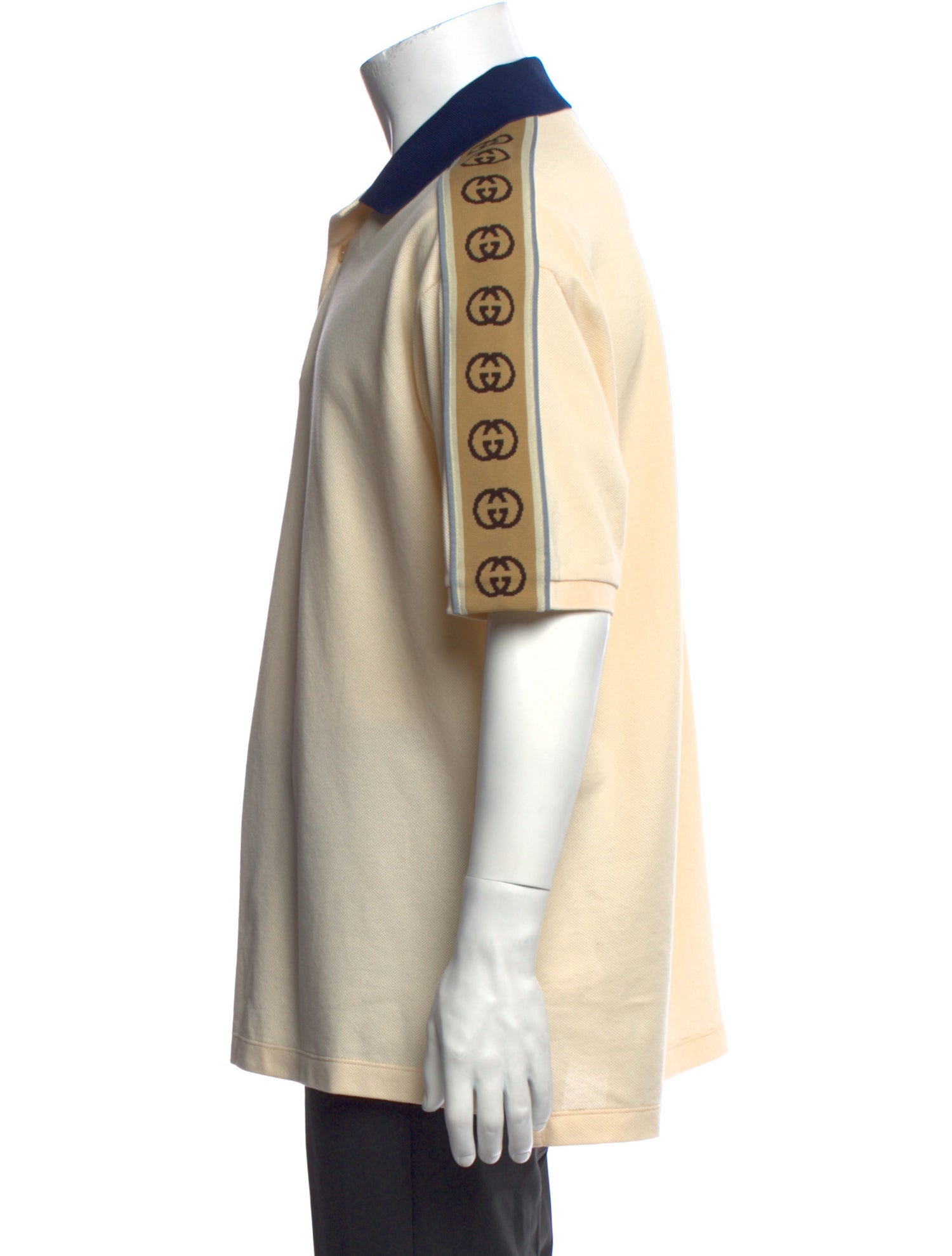 Gucci 2021 Interlocking G Logo Polo Shirt w/ Tags