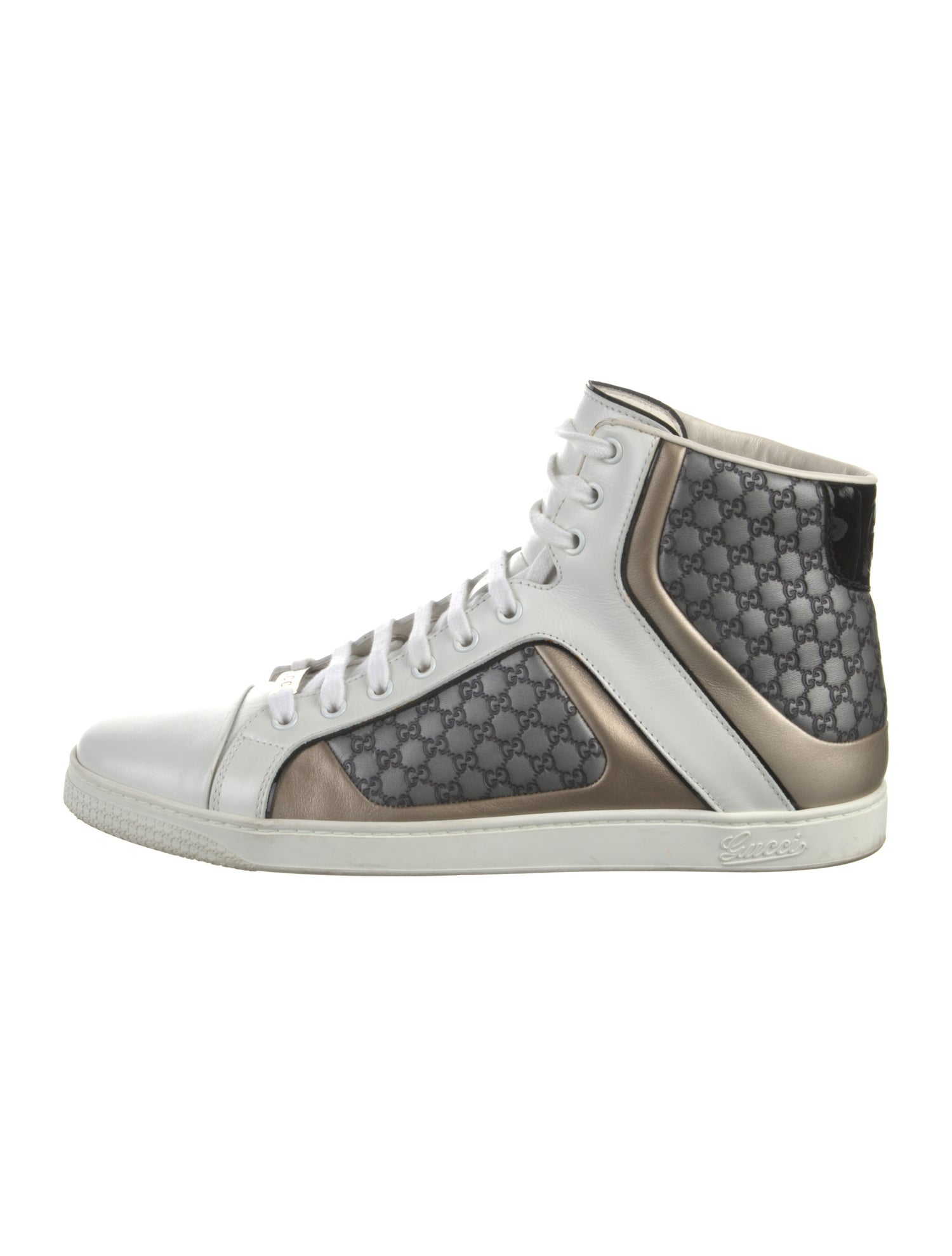 Gucci Micro GG Monogram Leather Sneakers