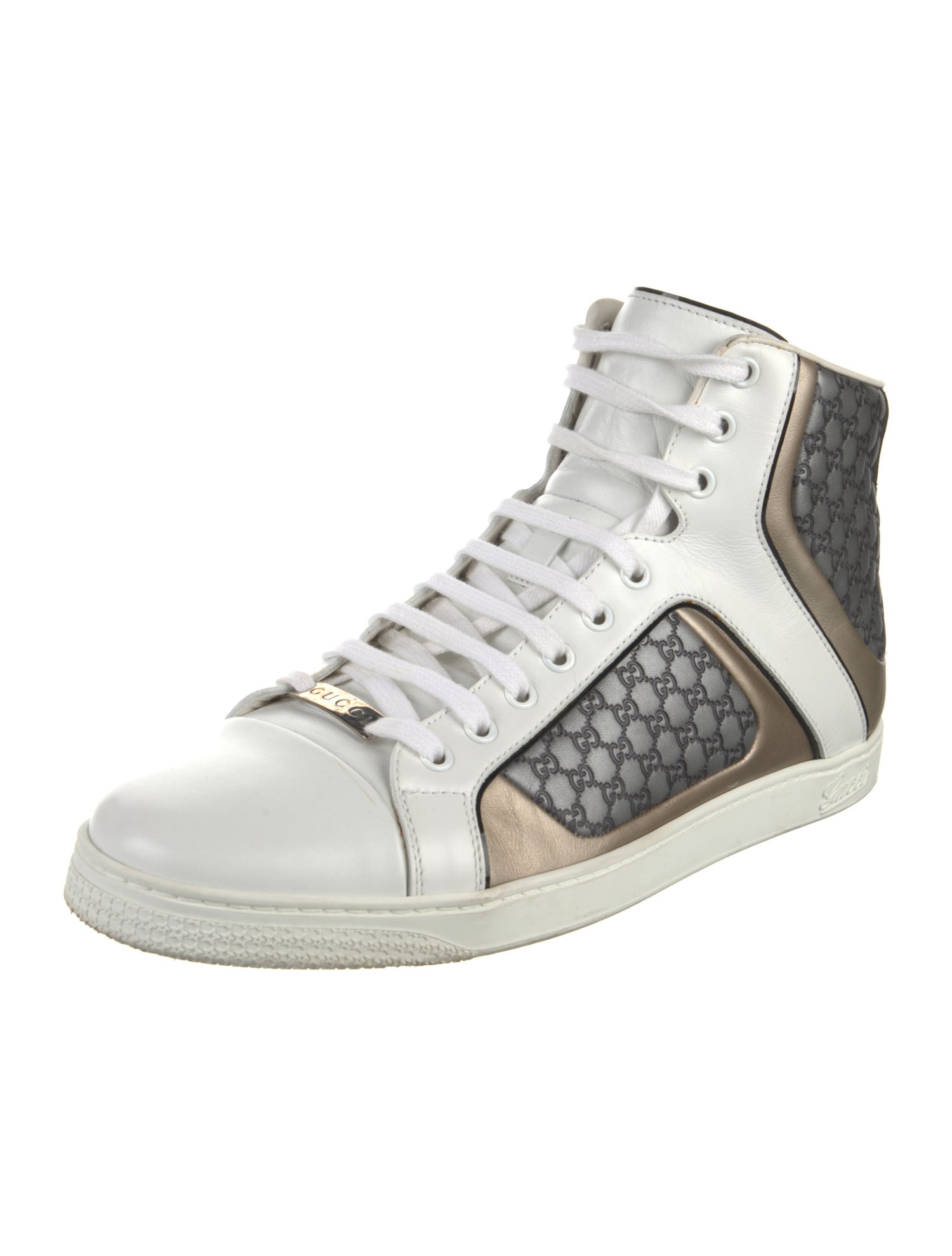 Gucci Micro GG Monogram Leather Sneakers