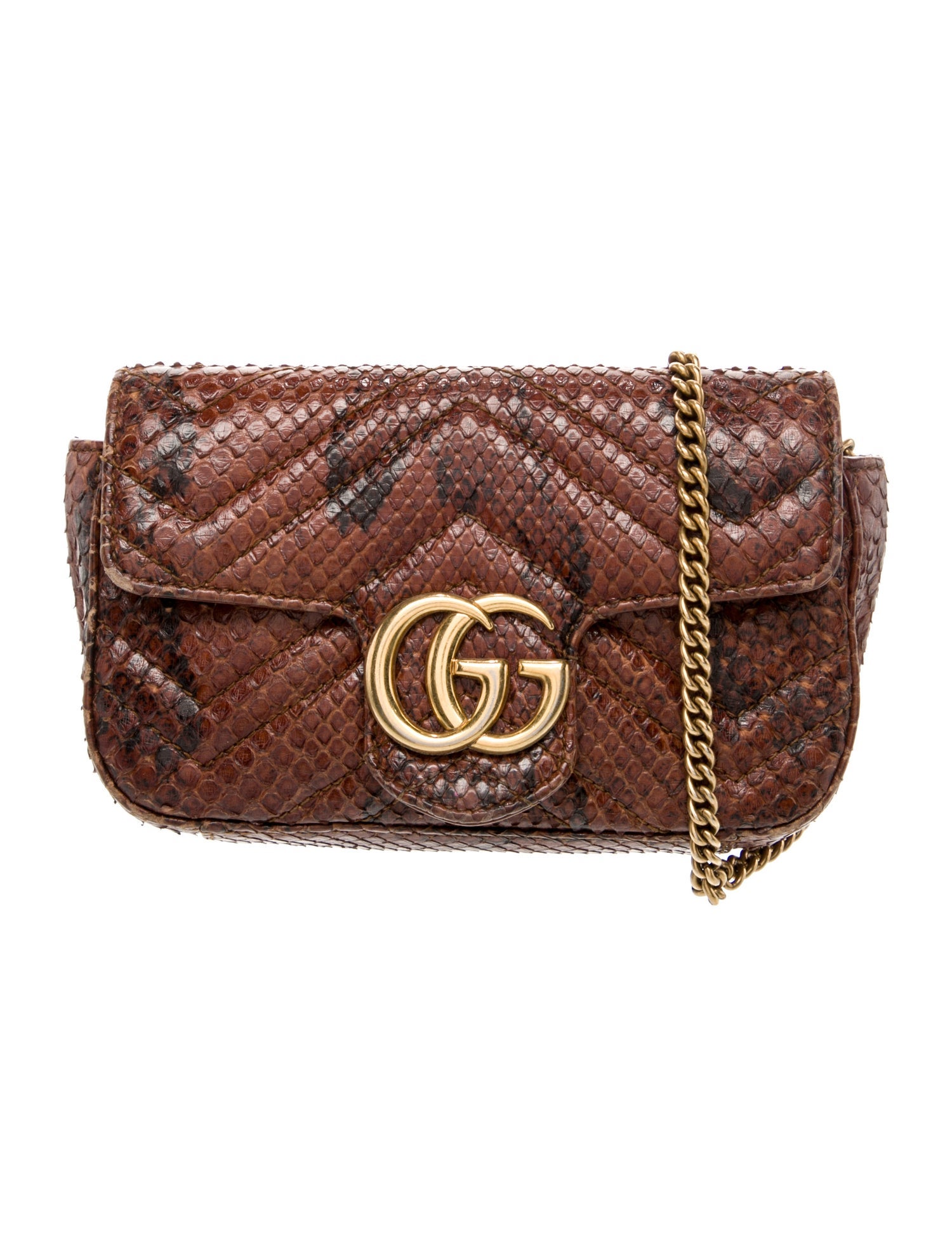 Gucci Python Marmont Super Mini