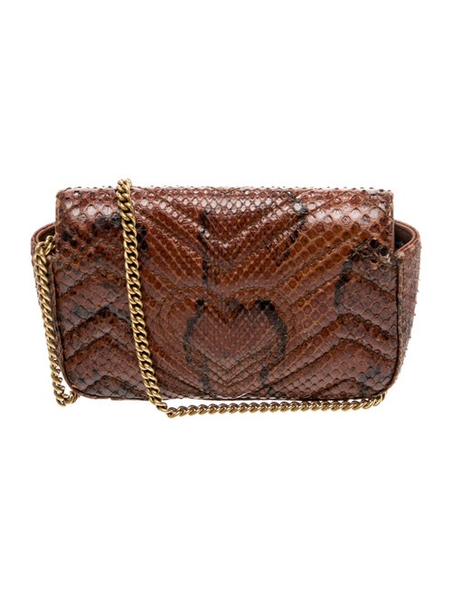 Gucci Python Marmont Super Mini
