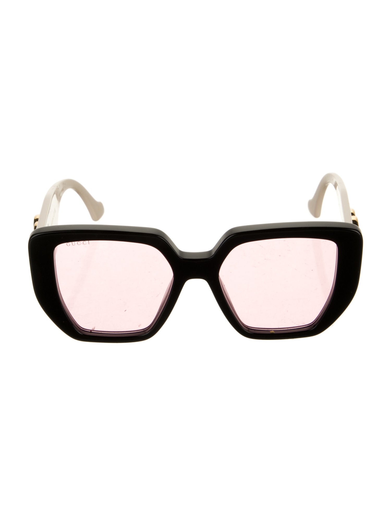 Gucci Double G Logo Square Sunglasses