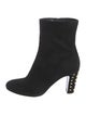 Gucci Spike Accents Suede Boots