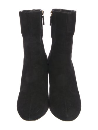 Gucci Spike Accents Suede Boots