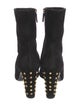 Gucci Spike Accents Suede Boots