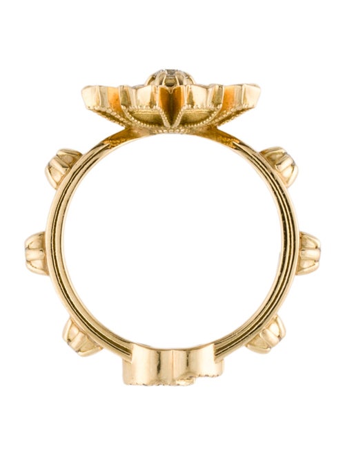 Gucci 18K Diamond Flora Cocktail Ring