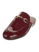 Gucci 1955 Horsebit Accent Patent Leather Mules