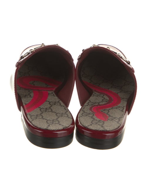 Gucci 1955 Horsebit Accent Patent Leather Mules