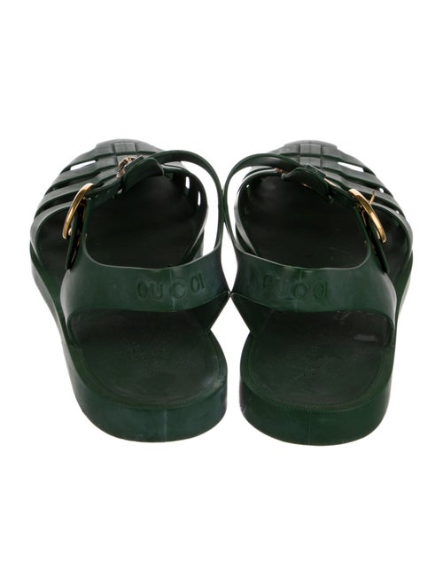 Gucci Double G Logo Rubber Sandals