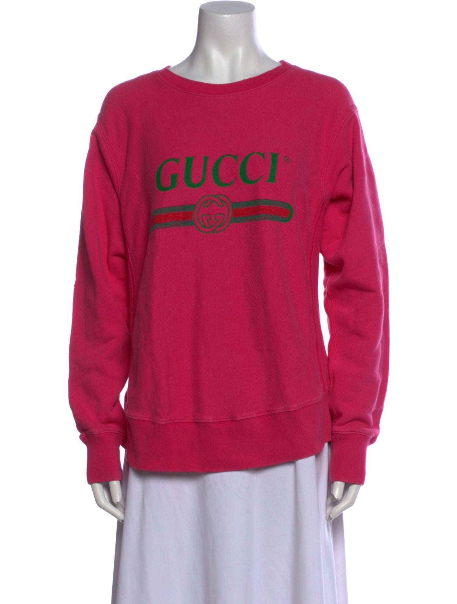 Gucci Graphic Print Crew Neck Sweatshirt