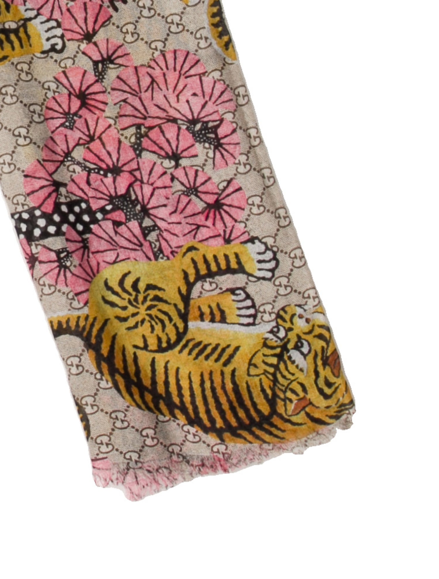 Gucci Floral Print Scarf