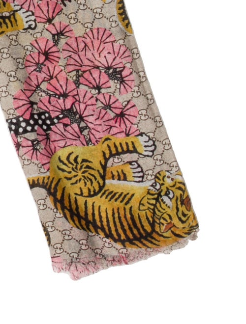Gucci Floral Print Scarf