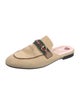 Gucci Web Accent Canvas Mules
