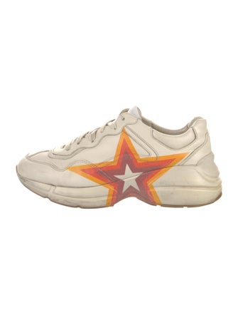 Gucci Interlocking G Logo Leather Sneakers