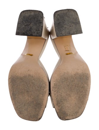 Gucci Horsebit Accent Leather Slides