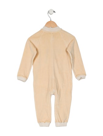 Gucci Toddlers' Velvet Embroidered One-Piece