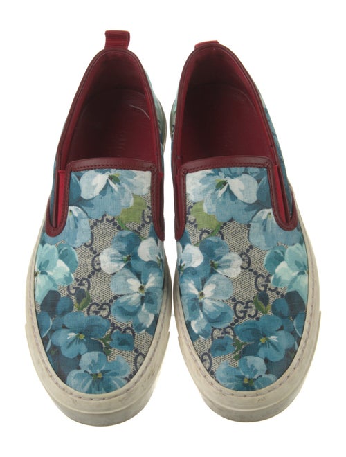 Gucci GG Supreme Leather Trim Embellishment Sneakers