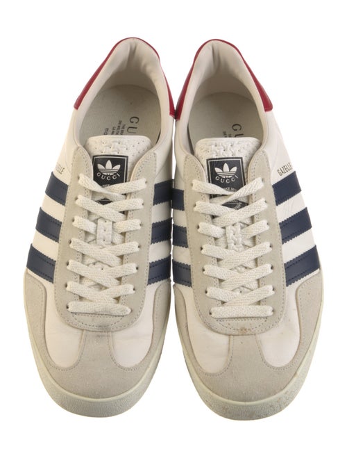 Gucci Leather Colorblock Pattern Sneakers