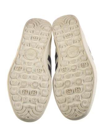 Gucci Leather Colorblock Pattern Sneakers