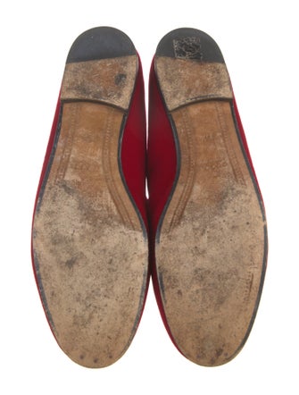Gucci Horsebit Accent Velvet Loafers