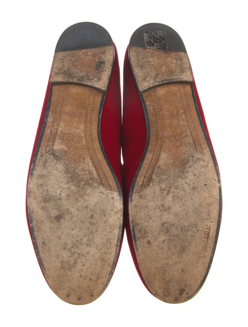 Gucci Horsebit Accent Velvet Loafers