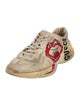 Gucci Leather Graphic Print Sneakers