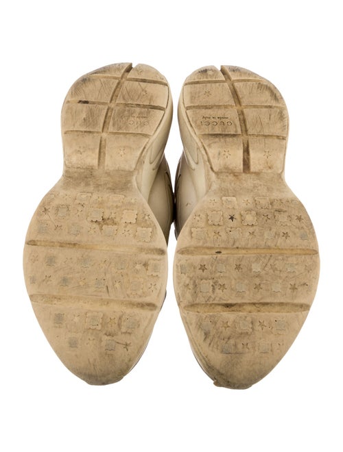 Gucci Leather Graphic Print Sneakers