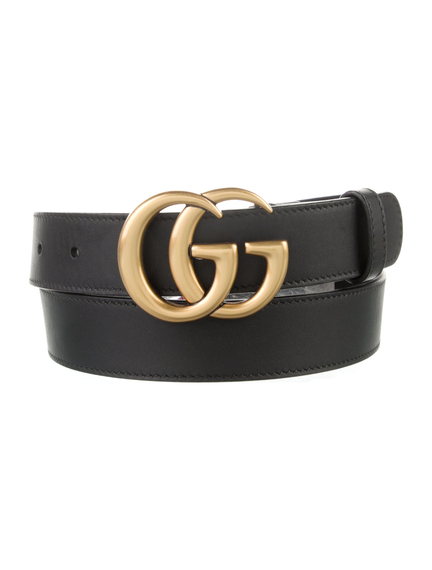 Gucci Double G Logo Leather Belt Kit