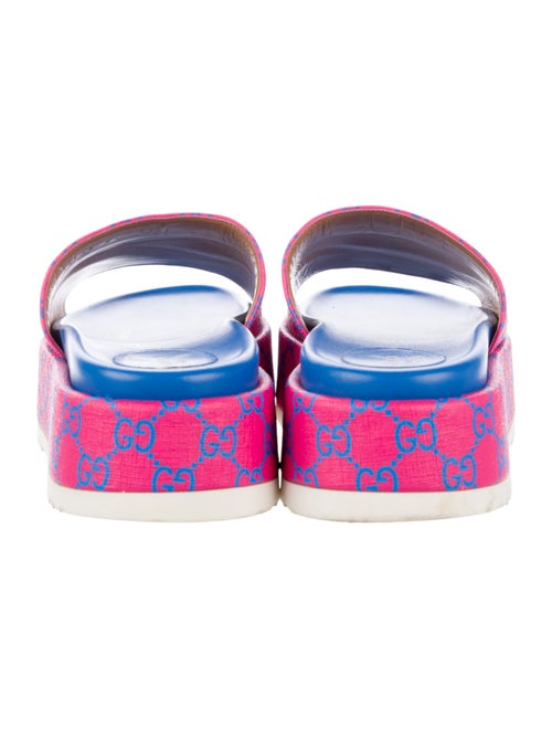 Gucci GG Supreme Leather Slides