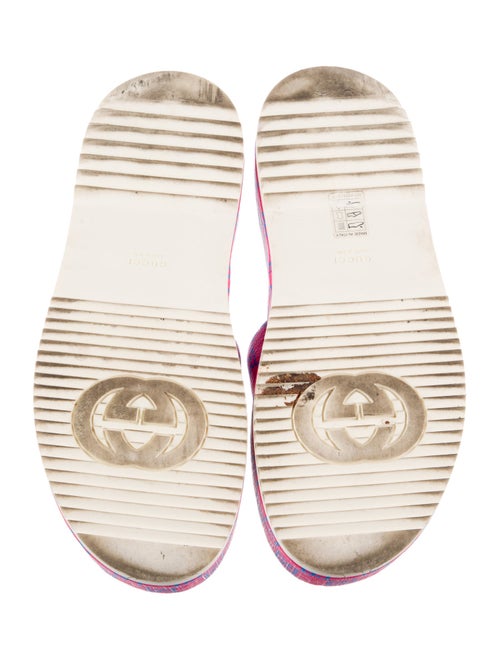Gucci GG Supreme Leather Slides