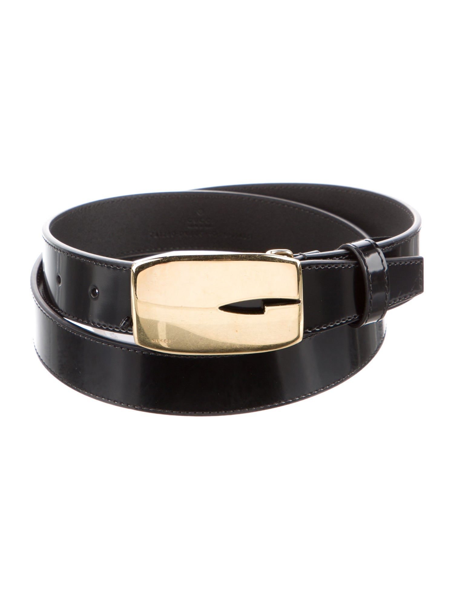 Gucci Patent Leather Waist Belt