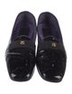 Gucci Patent Leather Bow Accents Loafers