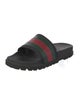 Gucci Web Accent Rubber Slides