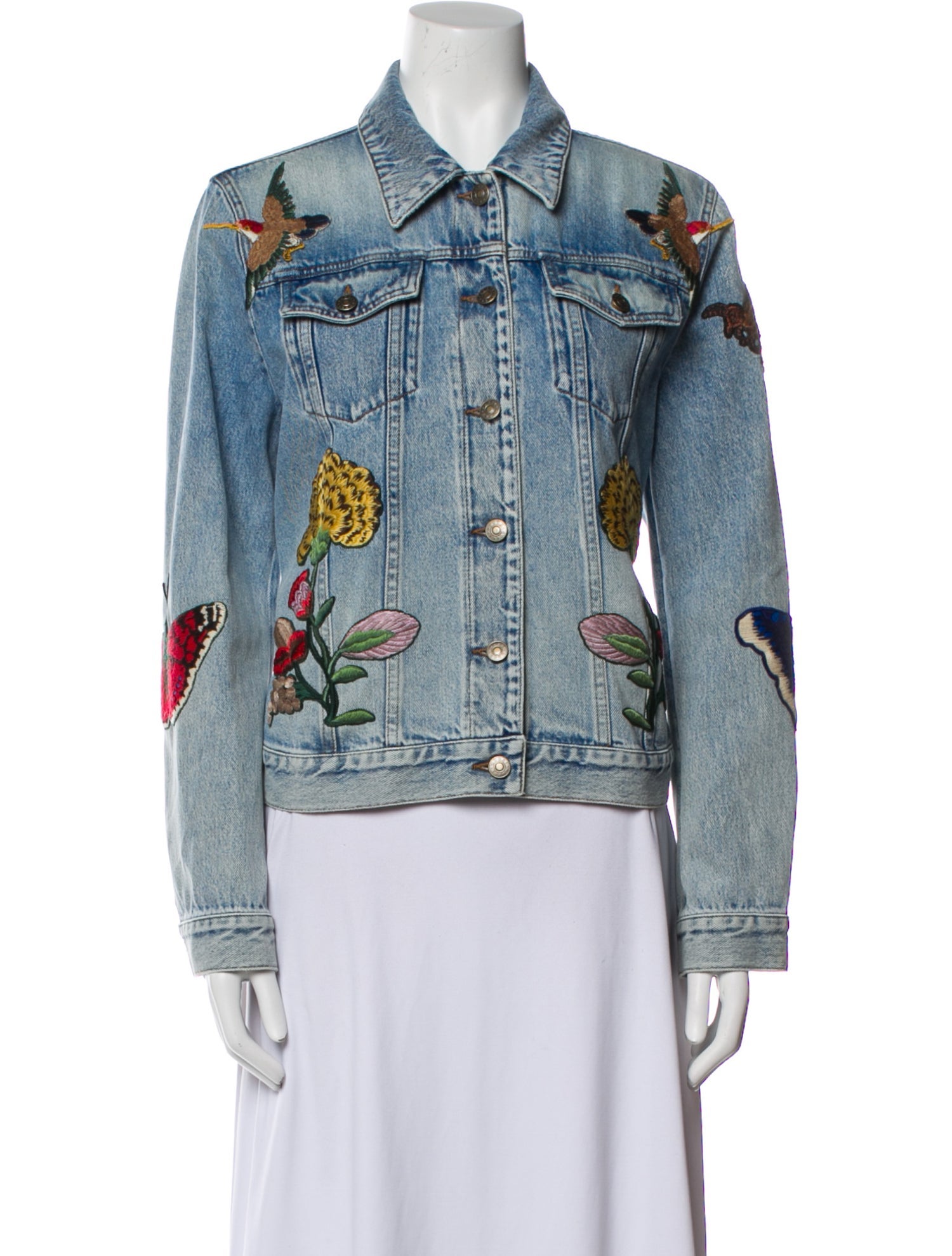 Gucci Printed Denim Jacket