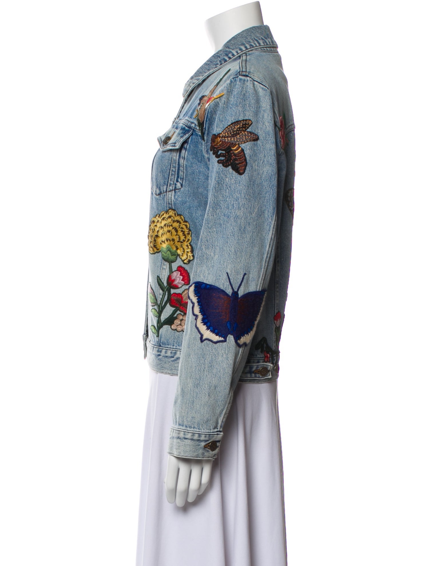 Gucci Printed Denim Jacket