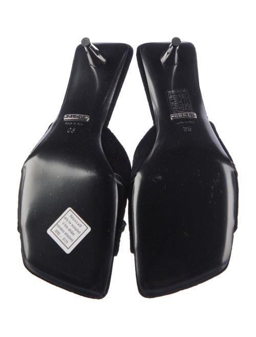 Gucci Velvet Bow Accents Slides