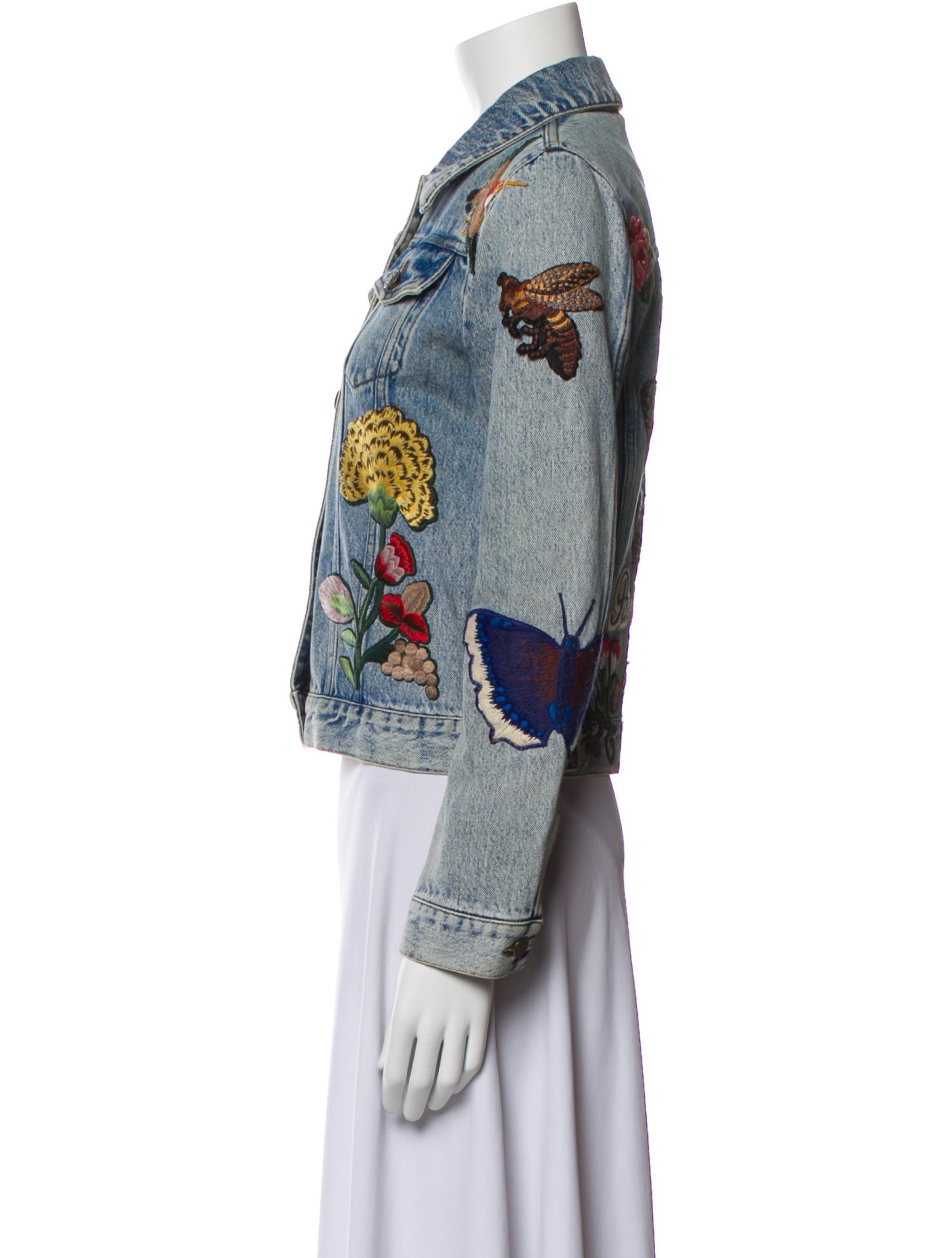Gucci L'Aveugle Par Amour Printed Denim Jacket