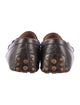 Gucci Web Accent Leather Drivers