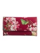 Gucci Blooms Print Leather Continental Wallet