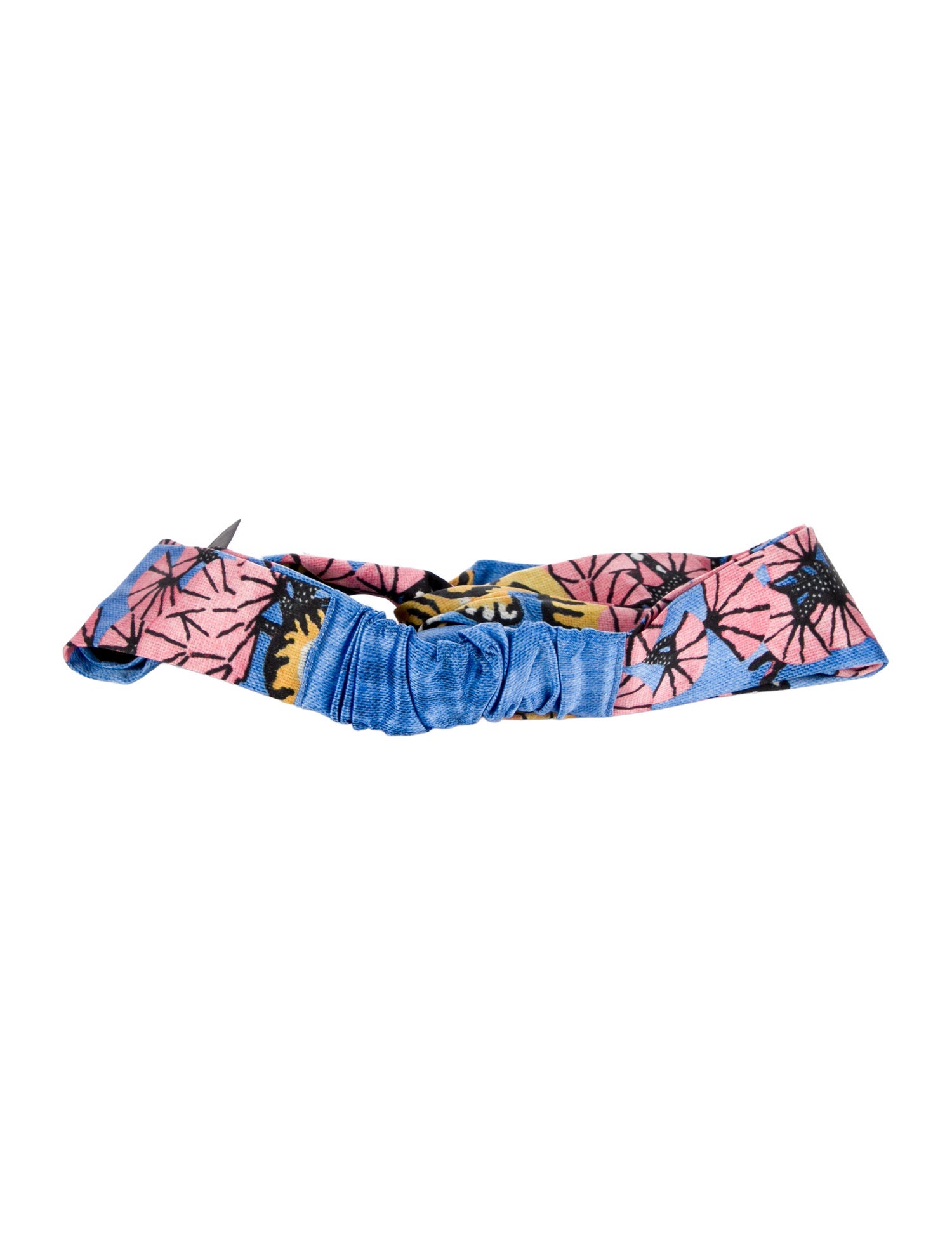 Gucci Silk Tiger Head Accent Bandana