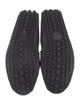 Gucci Web Accent Leather Loafers