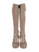 Gucci Horsebit Accent Leather Riding Boots