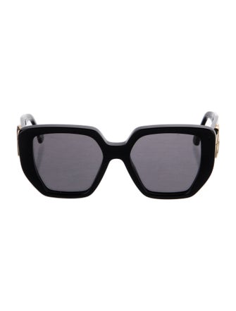 Gucci Double G Logo Square Sunglasses
