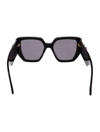 Gucci Double G Logo Square Sunglasses