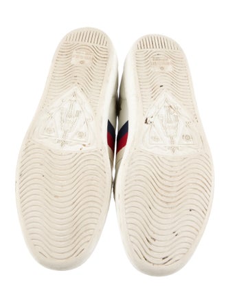 Gucci Sylvie Web Accent Leather Sneakers