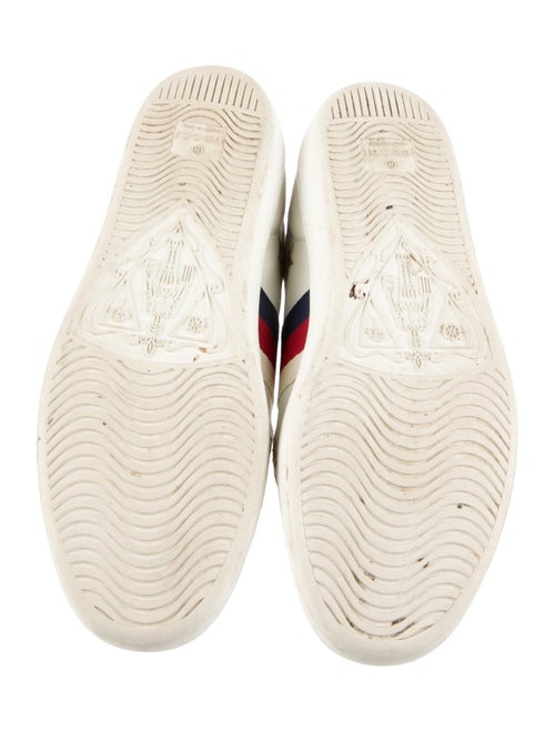 Gucci Sylvie Web Accent Leather Sneakers
